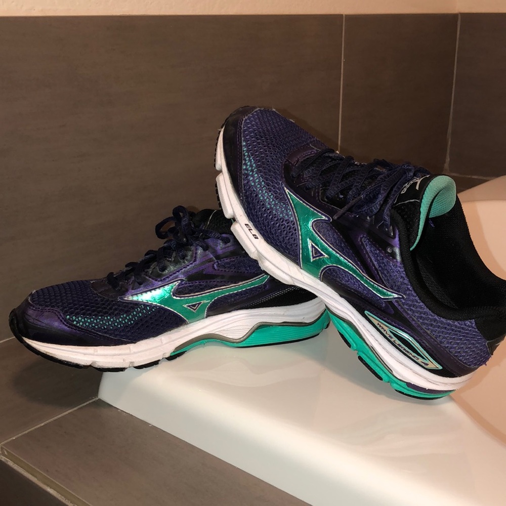 Mizuno Wave Legend 4 purple/turquoise/white